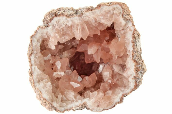 Beautiful, Pink Amethyst Geode Half - Argentina #195362